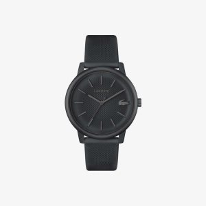 Lacoste 12.12 Move 3 Hands Black σιλικόνη μαυρα | FS0254763
