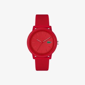 Lacoste 12.12 Red σιλικόνη λουρακια κοκκινα | DH2584073