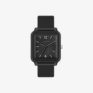 Lacoste 12.12 Studio 3 Hands Black σιλικόνη μαυρα | ND4297015