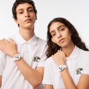 Lacoste 12.12 x Netflix Sex Education 3 Hands σιλικόνη ασπρα | RZ7241605