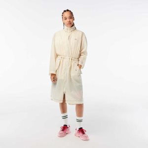 Lacoste 2-in-1 θαλασσης-Repellent Κουκουλοφόρος Parka ασπρα | DS2470618
