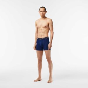 Lacoste 5-Pack Logo waist Boxers σκουρο μπλε μπλε | GT9861273