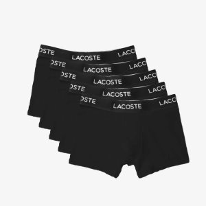 Lacoste 5-pack Stretch βαμβακερα Trunks μαυρα | IZ7184695