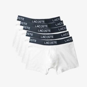 Lacoste 5-pack Stretch βαμβακερα Trunks ασπρα | ZH6247935