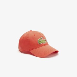 Lacoste Adjustable Organic βαμβακερα Twill πορτοκαλι | BU4376152
