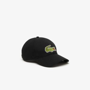 Lacoste Adjustable Organic βαμβακερα Twill μαυρα | CT5076912