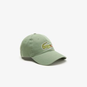 Lacoste Adjustable Organic βαμβακερα Twill Χακί πρασινο | HT5187490