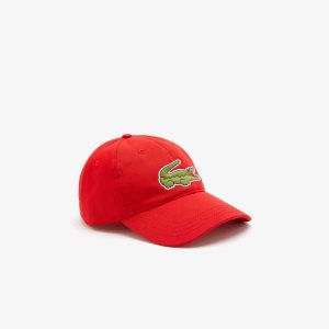 Lacoste Adjustable Organic βαμβακερα Twill κοκκινα | RB9631472