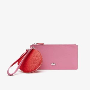Lacoste Anna Reversible Double Pouch with Lanyard Πολύχρωμο | XK7058632