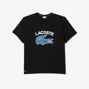 Lacoste Big Fit XXL Logo μαυρα | VZ6104823