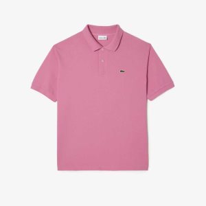 Lacoste Big Fit βαμβακερα Petit Pique ροζ | OG3246917