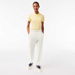 Lacoste Blended βαμβακερα Joggers ασπρα | EA4812053