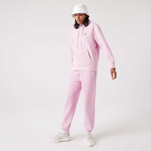Lacoste Blended βαμβακερα Joggers ροζ | MC1970654