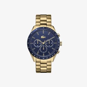 Lacoste Boston χρονογράφος Ionic Gold Plated χρυσο χρωμα | MO1872350