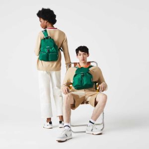 Lacoste Branded νάιλον Flap Backpack Πολύχρωμο | US8239456