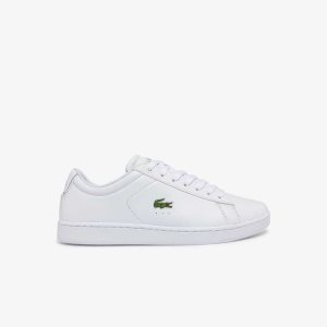Lacoste Carnaby BL δερματινα ασπρα ασπρα | XL4075129