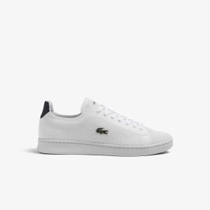 Lacoste Carnaby Piquee ασπρα σκουρο μπλε | WT7524106