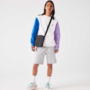 Lacoste Chantaco Matte Stitched δερματινα Vertical Camera μαυρα | OD0723168