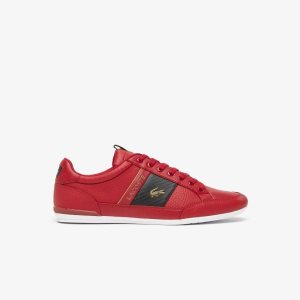 Lacoste Chaymon δερματινα and Carbon Fiber κοκκινα μαυρα | FJ1725946
