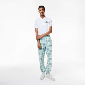 Lacoste Check Print tracking ασπρα | YH9720538