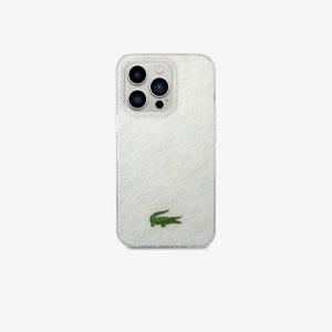Lacoste Checkerboard Print iPhone 14 Pro Max ασπρα | PM8495371