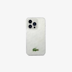 Lacoste Checkerboard Print iPhone 14 Pro ασπρα | VT7803915