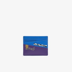 Lacoste Color-Block Nautical Print Card Holder μπλε | TE7231865