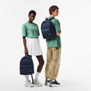 Lacoste Computer Compartment Backpack σκουρο μπλε | AN3284671