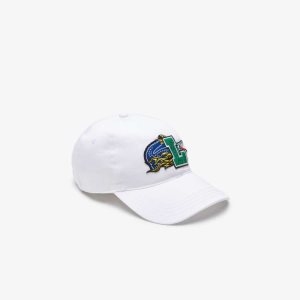 Lacoste Contrast Badge ασπρα | PT5724196