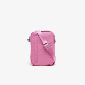 Lacoste Contrast Branding Smartphone Holder ροζ | MO4936158