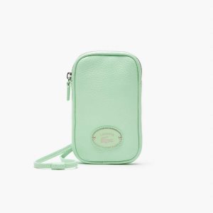 Lacoste Contrast Crocodile Phone Holder γκρι | NG9873462