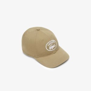 Lacoste Contrast Eyelets Adjustable Μπεζ | WR4327905