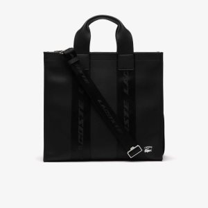 Lacoste Contrast Print Tote μαυρα | PV1758096
