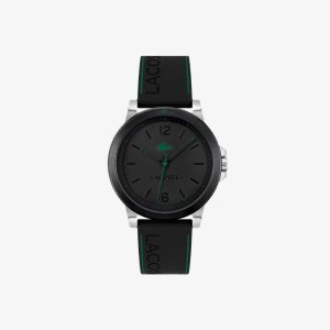 Lacoste Court 3 Hands Black σιλικόνη μαυρα | RL5810497