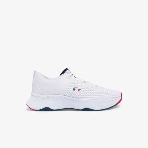 Lacoste Court-Drive Textured ασπρα μπλε κοκκινα | XR2780396