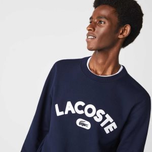 Lacoste Crew Neck Branded Terry σκουρο μπλε μπλε | DG2973684