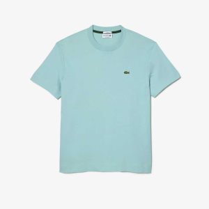 Lacoste Crew Neck Organic βαμβακερα μεντα | XD2750189