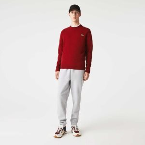 Lacoste Crew Neck Μαλλί μπορντο | WE9615380