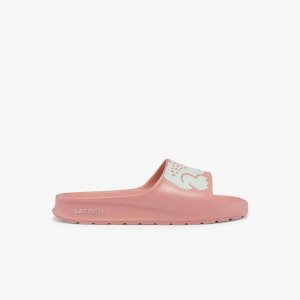 Lacoste Croco 2.0 Print ανοιχτο ροζ ασπρα | RJ0185397