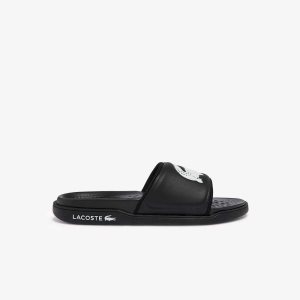 Lacoste Croco Dualiste Logo λουρακια μαυρα ασπρα | ZS1402573