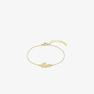 Lacoste Crocodile Bracelet χρυσο χρωμα | FZ6819423