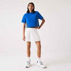 Lacoste Elasticized waist Πλισέ ασπρα | BA5376248