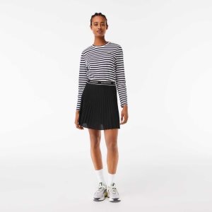 Lacoste Elasticized waist Πλισέ μαυρα | ZF8579062