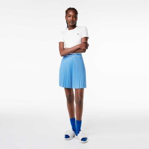 Lacoste Elasticized waist Πλισέ μπλε | MA7850391