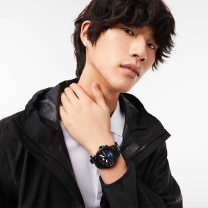 Lacoste Endurance Multifunctional Black σιλικόνη μαυρα | EZ6140283
