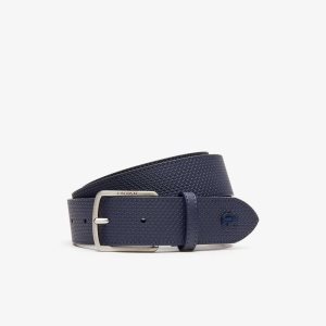 Lacoste Engraved πόρπης Texturised δερματινα σκουρο μπλε | RS3240756
