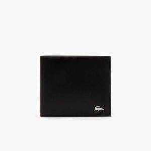 Lacoste Fitzgerald δερματινα Wallet And Card Holder Set μαυρα | OV7250483