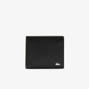 Lacoste Fitzgerald δερματινα Wallet μαυρα | LZ8325617
