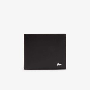 Lacoste Fitzgerald δερματινα Wallet σκούρο καφε | MB9785321