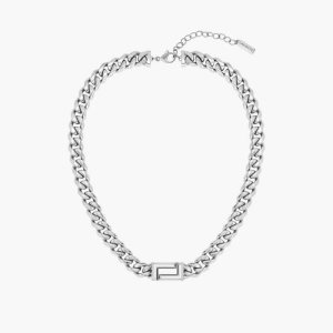 Lacoste Fundament Necklace ασημι | DJ1287436